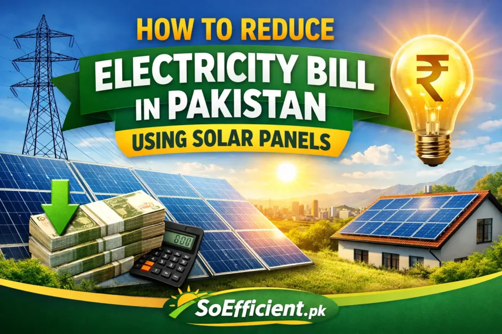 Reduce Electricity Bill in Pakistan with Solar Panels